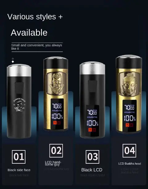 LARGNER Mini Electric Shaver - Rechargeable Travel Size