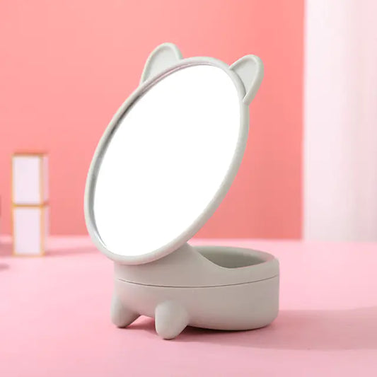 High-Definition Desktop Makeup Mirror for Students