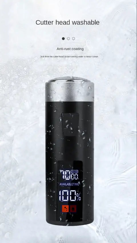 LARGNER Mini Electric Shaver - Rechargeable Travel Size